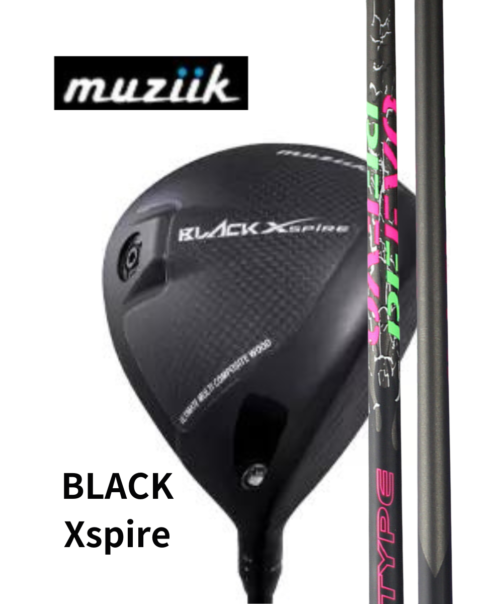 (ムジーク)Black Xspire× (ジオテックゴルフ)RF EVO