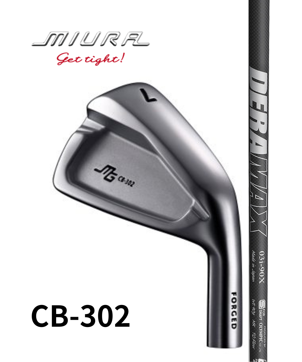 三浦技研）CB-302×（オリムピック）DERAMAX03i【＃5～PW 6本セット】 – 地クラブ専門店T-LABO GOLF