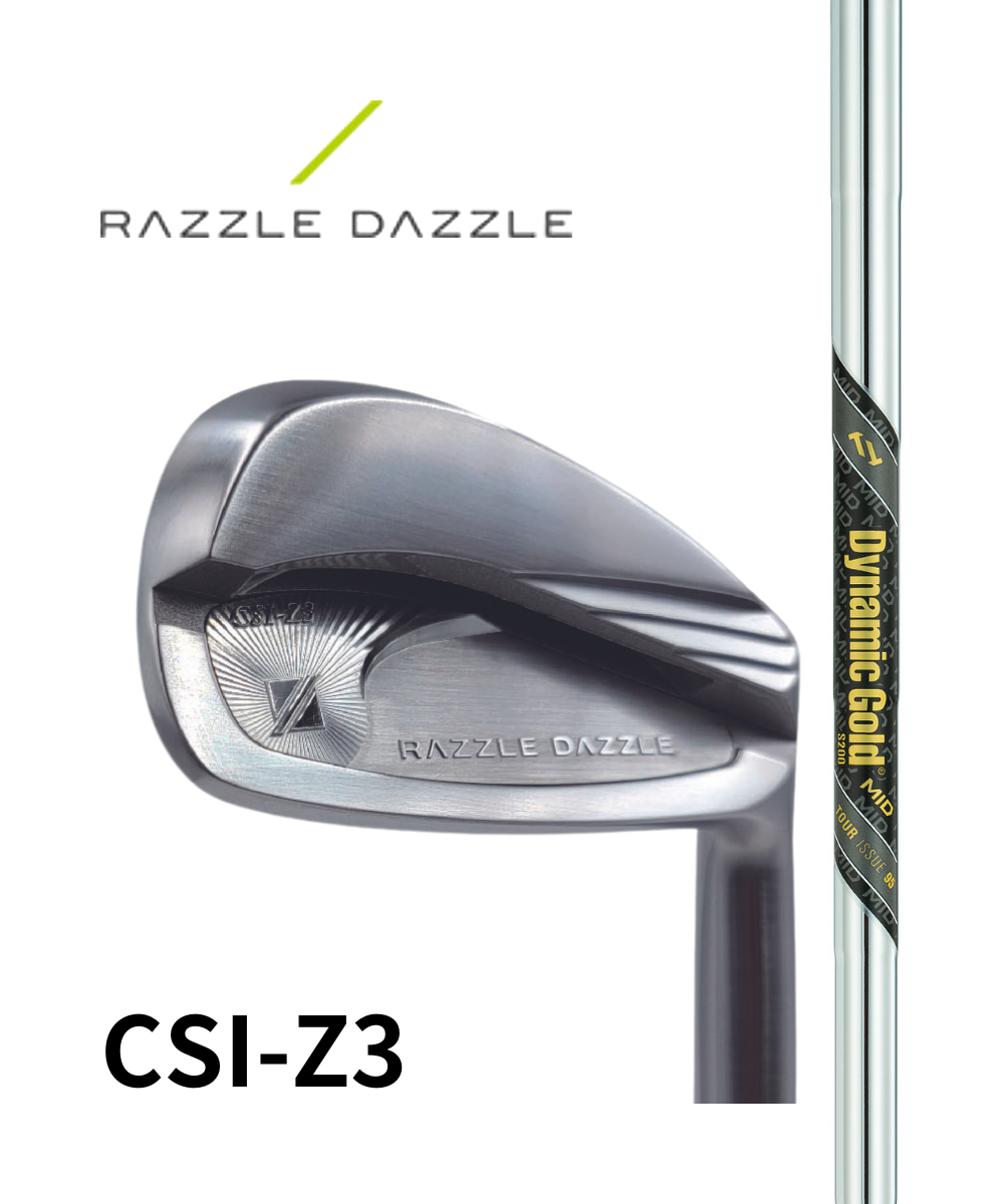 (ラズルダズル)CSI-Z3×(トゥルーテンパー)ダイナミックゴールドMID95ツアーイシュー【#5~PW 6本セット】