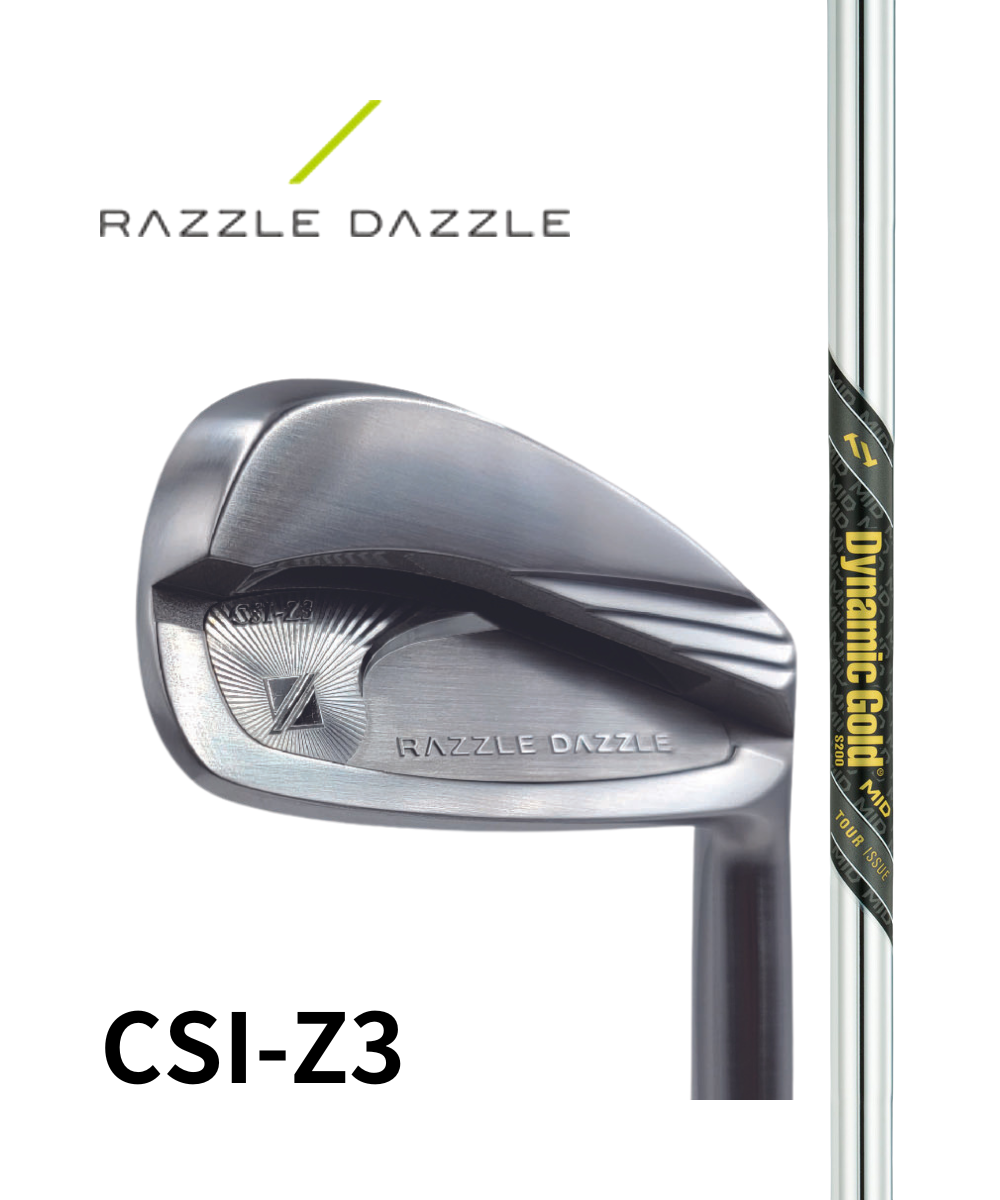(ラズルダズル)CSI-Z3×(トゥルーテンパー)ダイナミックゴールドMIDツアーイシュー【#5~PW 6本セット】