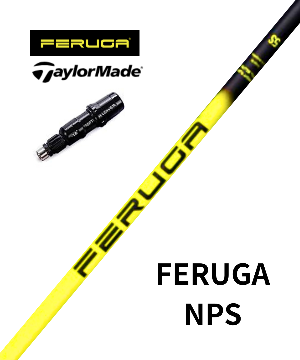 ほぼ新品 FERUGA nps テーラーメイドスリーブ付 スリーブ付きシャフト】テーラーメイド ドライバー用×（フェルガ