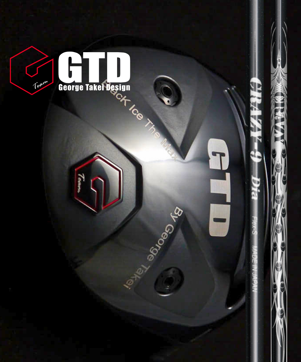 (GTD)BLACK Ice The MAXドライバー×(クレイジー)CRAZY-9 Dia