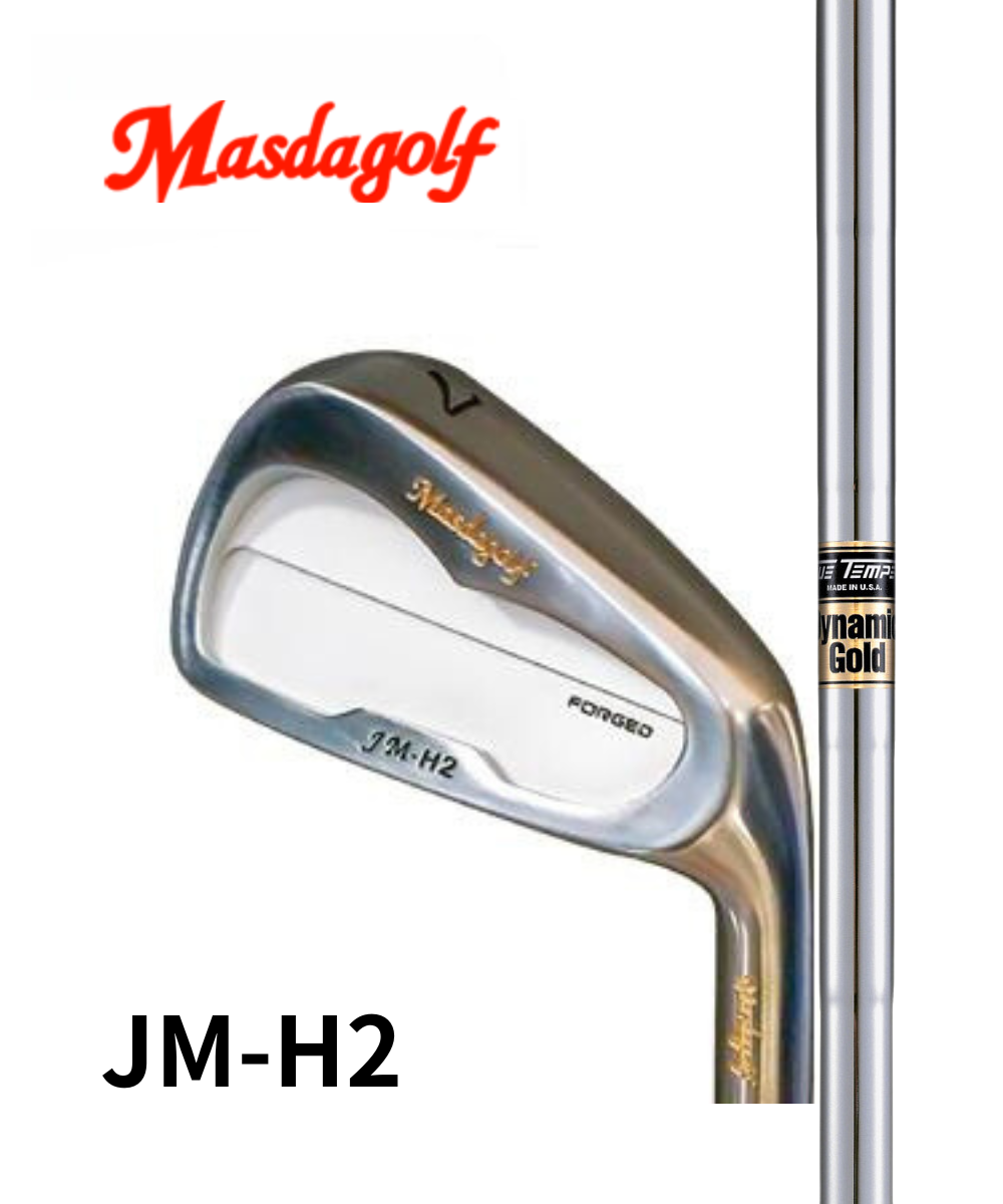 (マスダゴルフ)JM-H2クロムメッキ×(トゥルーテンパー)ダイナミックゴールド【#5~PW 6本セット】