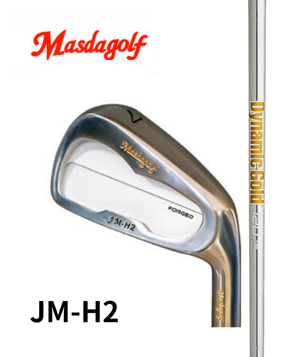 (マスダゴルフ)JM-H2クロムメッキ×(トゥルーテンパー)ダイナミックゴールド120【#5~PW 6本セット】