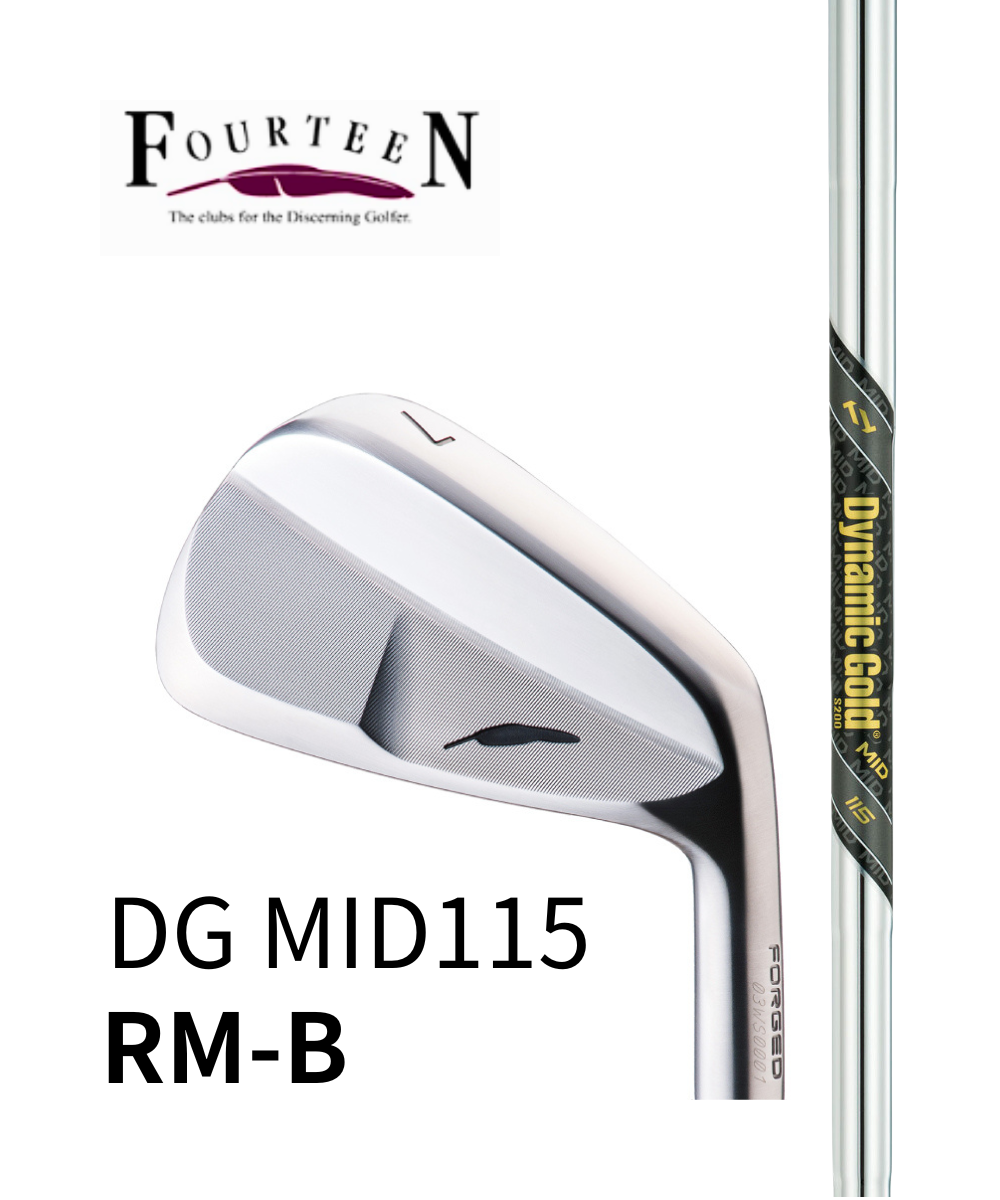 フォーティーン）RM-B×（トゥルーテンパー）DG MID115 – 地クラブ専門店T-LABO GOLF