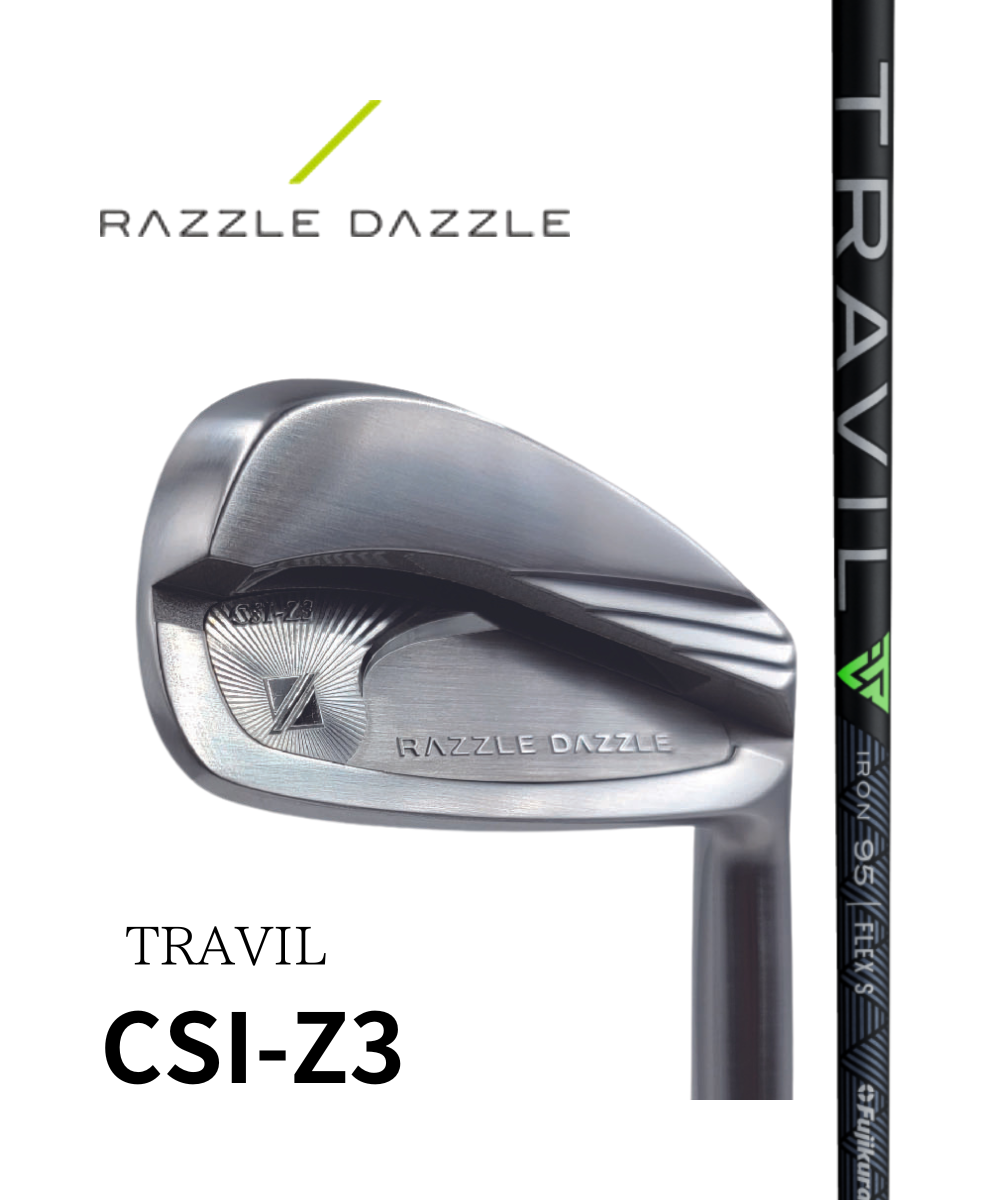 (ラズルダズル)CSI-Z3×(フジクラ)TRAVIL【#5~PW 6本セット】