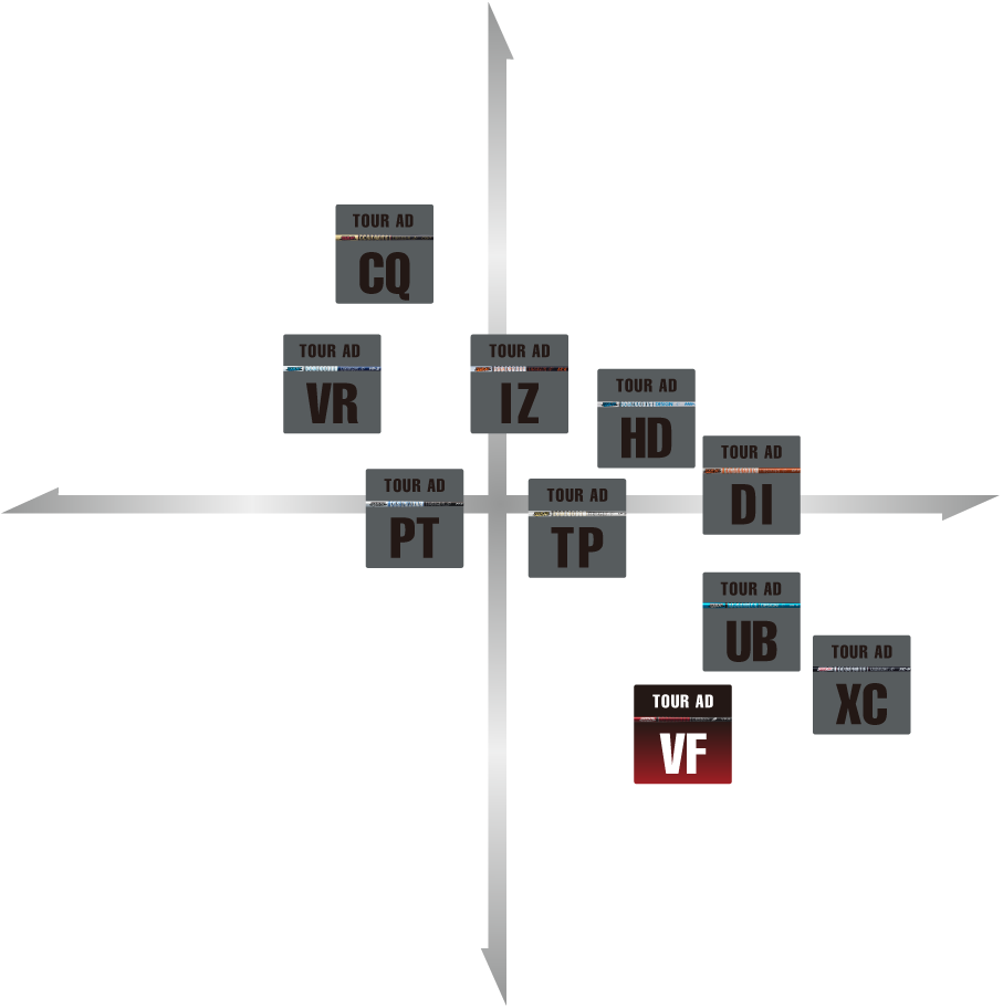 (GINNICO)MODEL02 TWO STAR×(グラファイトデザイン)TOUR AD VF