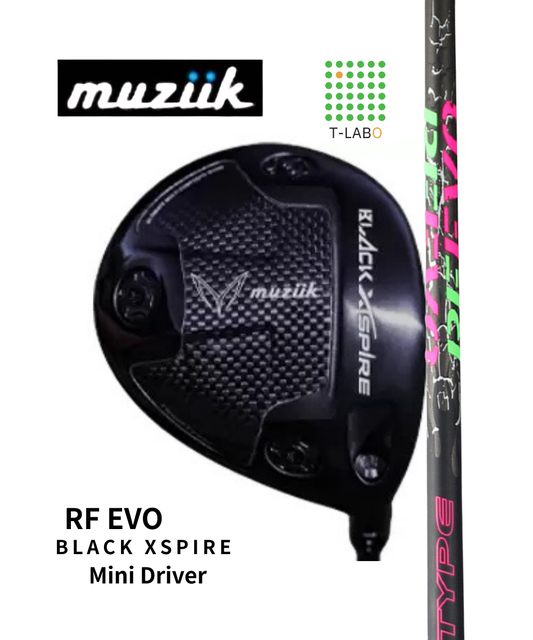 （ムジーク）BLACK XSPIRE  Mini Driver（ジオテックゴルフ）RF EVO