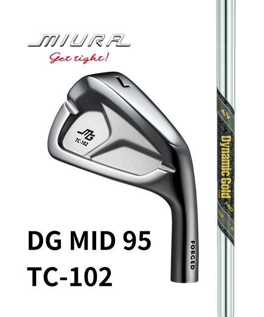 (三浦技研）TC-102×（トゥルーテンパー）ダイナミックゴールドMID95ツアーイシュー