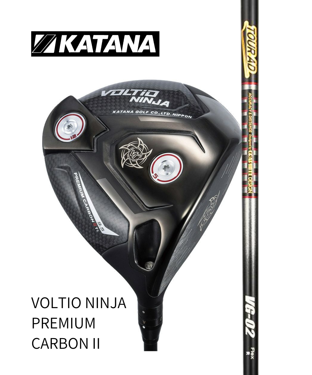 カタナVOLTiO NINJA PREMIUM CARBON II ドライバー カタナゴルフ）VOLTIO NINJA PREMIUM CARBON II Ti DRIVER SLEルール