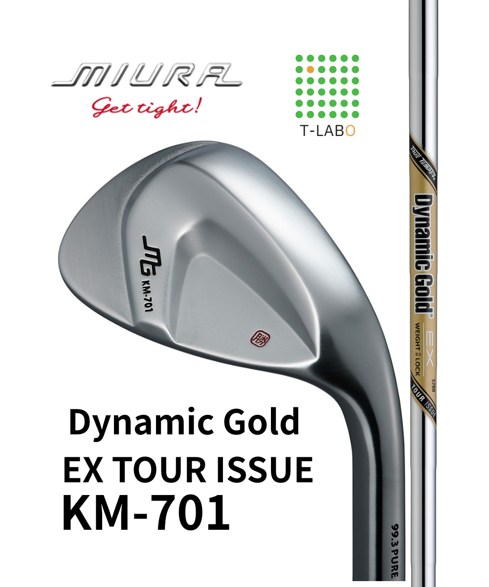 （三浦技研）KM-701×(トゥルーテンパー）Dynamic Gold EX TOUR ISSUE