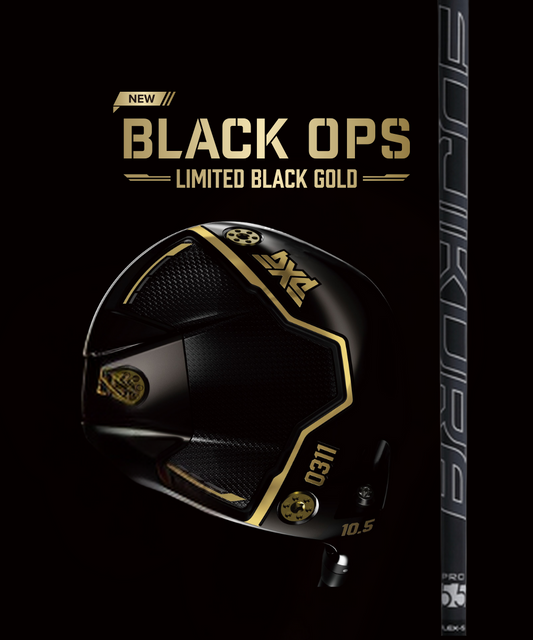 (PXG)Black Ops0311 LIMITED BLACK GOLDドライバー×（fujikura）PXG Pro Series