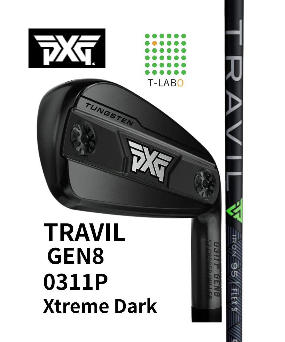 (PXG）GEN8 0311P Xtreme Dark　×（フジクラ）TRAVIL 6本セット