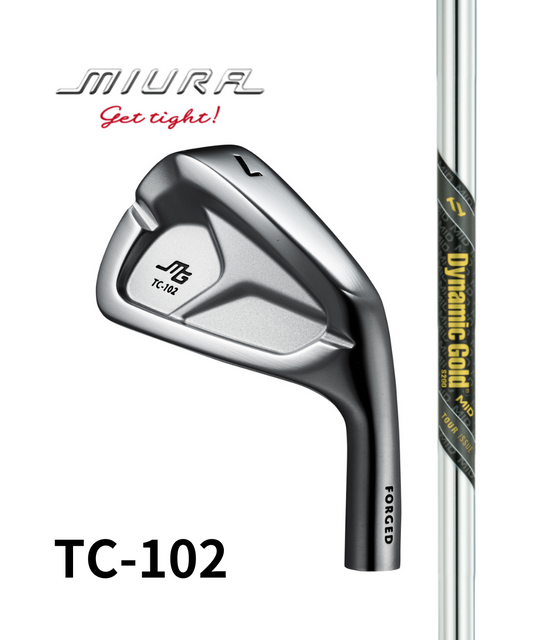 (三浦技研）TC-102×（トゥルーテンパー）ダイナミックゴールドMIDツアーイシュー