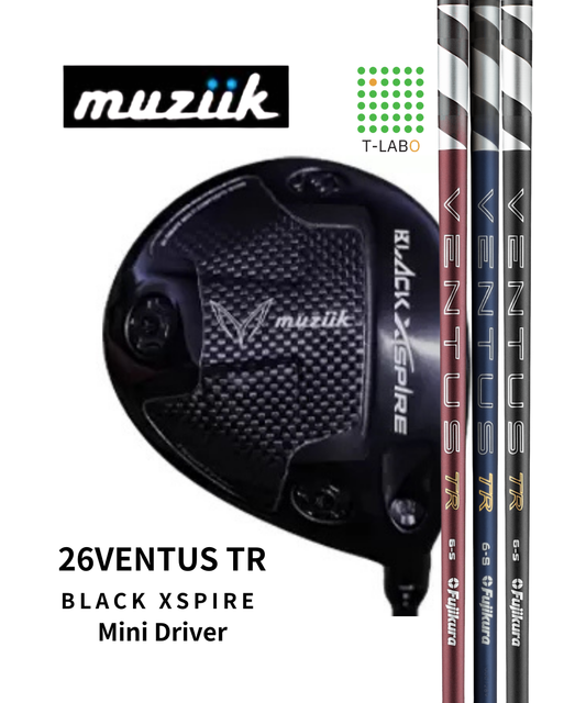 （ムジーク）BLACK XSPIRE  Mini Driver（フジクラ）26VENTUS　TR　シリーズ